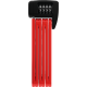 Велозамок складной ABUS BORDO LITE 6055C/85 RED + BRACKET SH (красный)