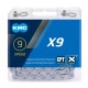Цепь KMC, X9 EPT, 9ск, 116зв., BOX