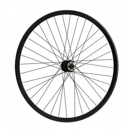 Колесо заднее 27,5" (втулка SF-A210RB, гайки, 36 отв., обод YKL-D24, чёрный)