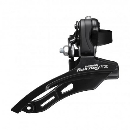 Переключатель передний Shimano Tourney FD-TZ500 3x7(8) верхняя тяга (хомут 28.6) 42T