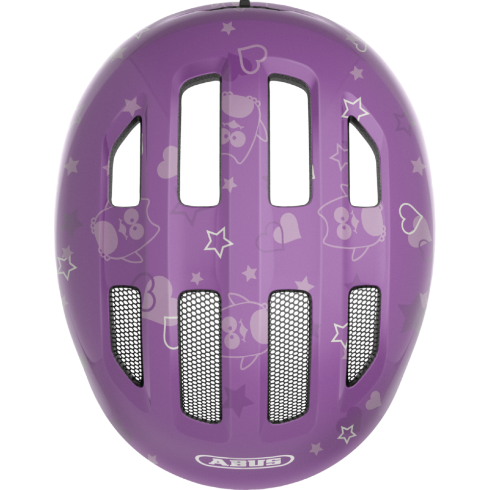 Шлем детский ABUS Smiley 3.0 (сиреневый со звездами)