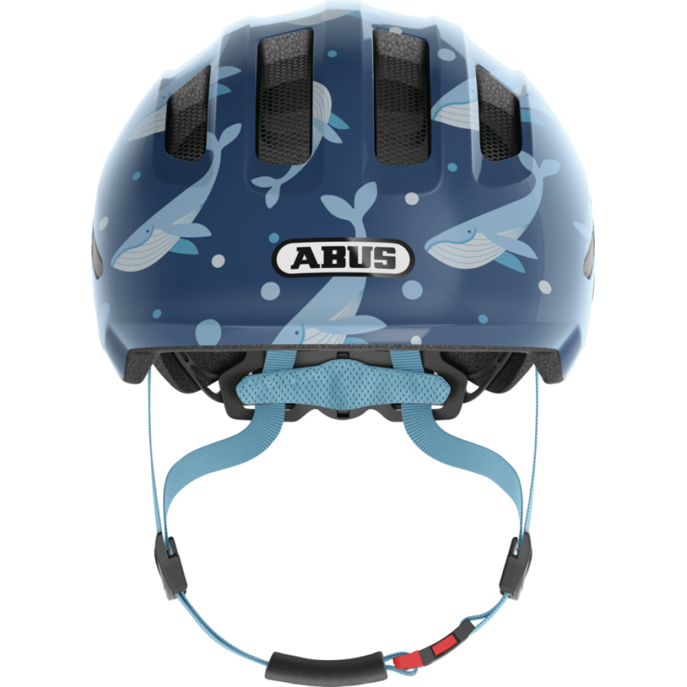 Шлем детский ABUS Smiley 3.0 (голубой с китами)