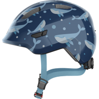 Шлем детский ABUS Smiley 3.0 (голубой с китами)