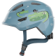 Шлем детский ABUS Smiley 3.0 (голубой с крокодилами)