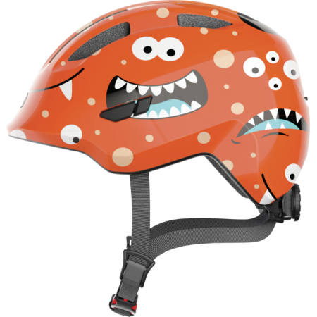 Шлем детский ABUS Smiley 3.0 (оранжевый с монстрами)