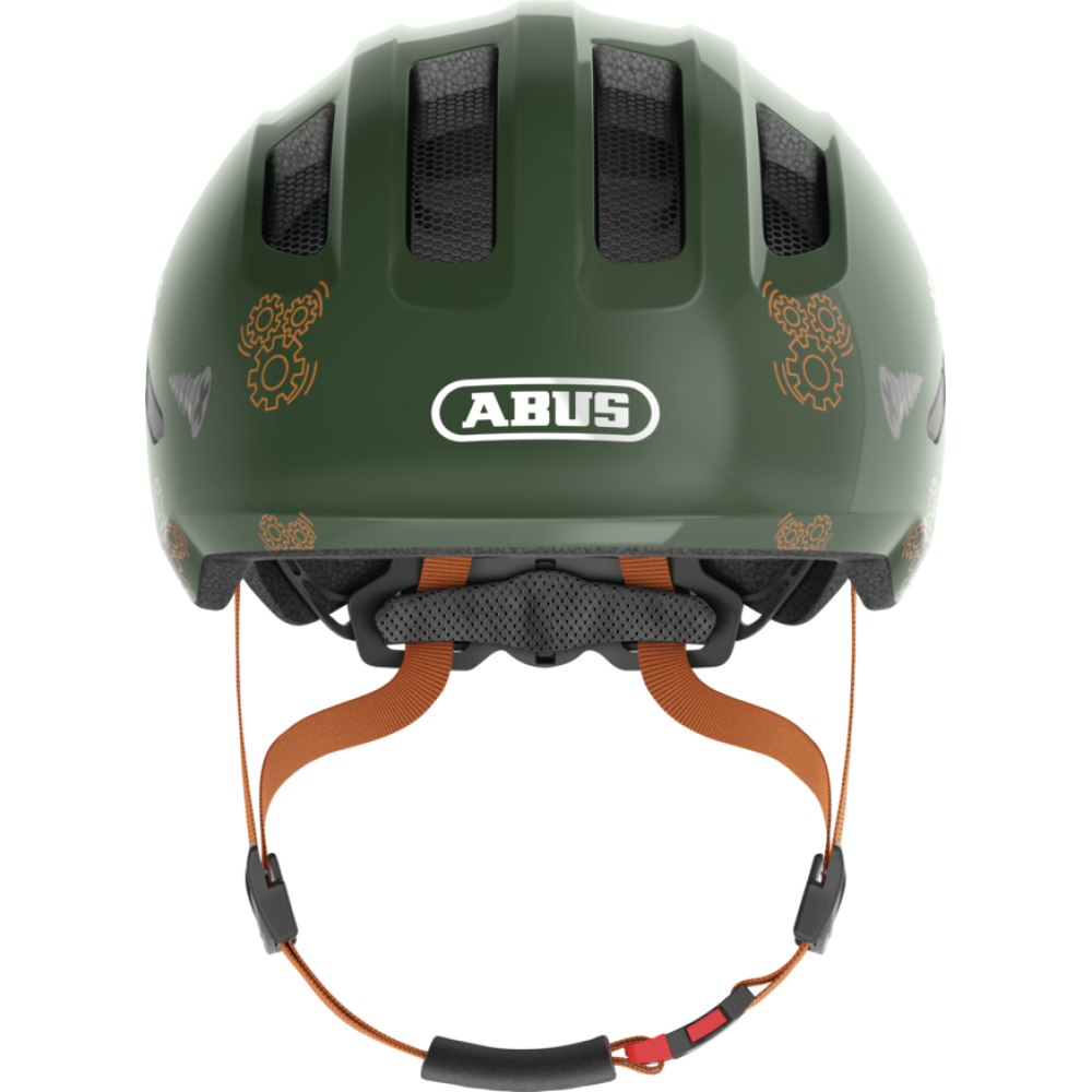 Шлем детский ABUS Smiley 3.0 (зеленый с роботами)