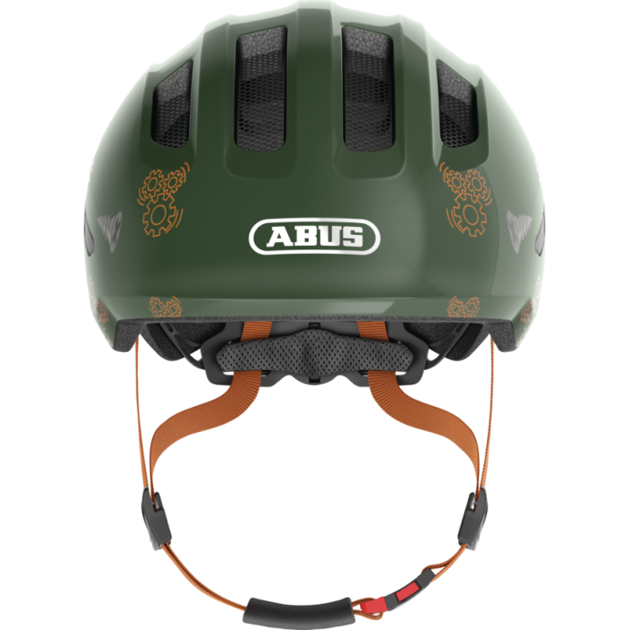 Шлем детский ABUS Smiley 3.0 (зеленый с роботами)