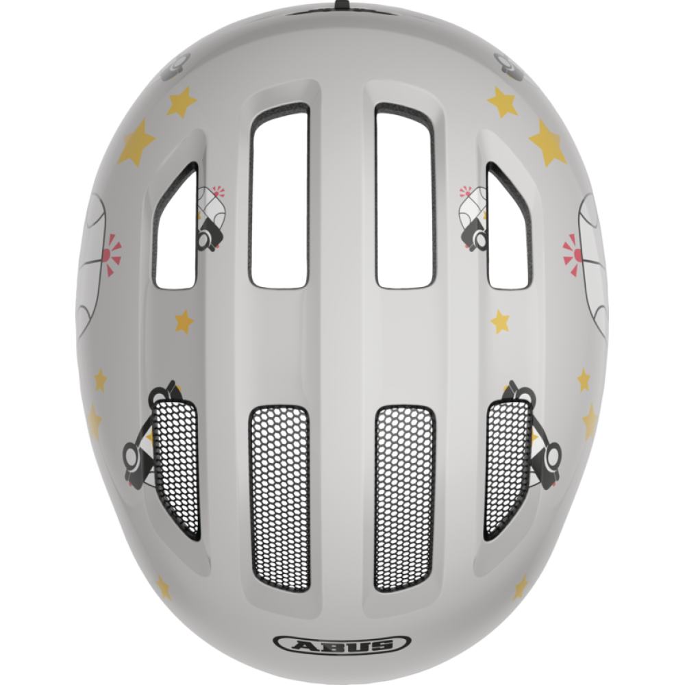 Шлем детский ABUS Smiley 3.0 (серый с полицейской машиной)