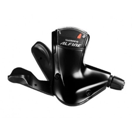 Шифтер Shimano Alfine S7000-8 (8 скоростей, тросик + оплётка, чёрный)
