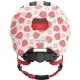 Шлем детский с фонариком ABUS Smiley 3.0 LED (rose strawberry, розовый с клубникой)