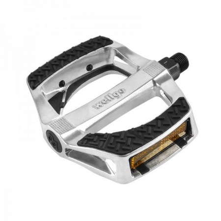 Педали велосипедные алюминиевые WELLGO C-330DU (серебристый)