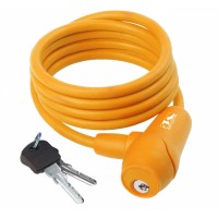 Замок на ключ M-Wave 5-231017 8/1500мм (оранжевый)