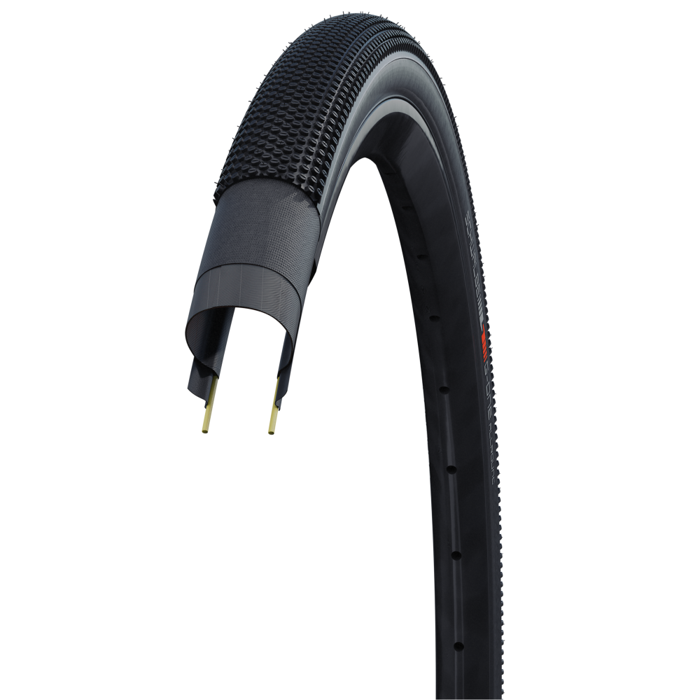 Покрышка 28x1.35 700x35C (35-622) Schwalbe G-One Allround, Perf., RaceGuard B/B-SK (черная, складная)