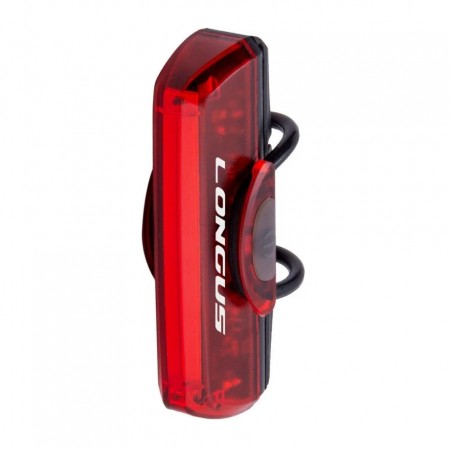 Свет задний Longus, LATCH 16LED, 8ф., USB, 50lm, черный