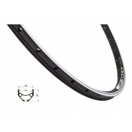 Обод Force PRIME 28" 702333 36 отв. (чёрный)