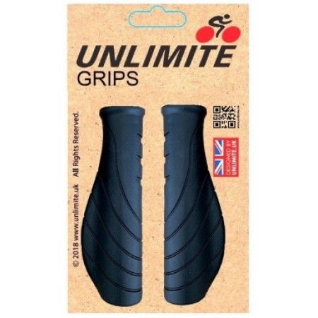 Грипсы велосипедные Unlimite SZ-180A L-130 (чёрный)