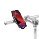 Держатель для смартфона 4.7"-7.2" на руль BONE BIKE TIE 4 + POWER STRAP 07-200630 (чёрный)