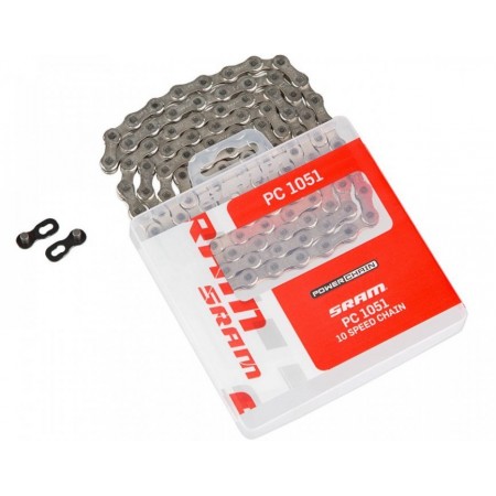 Цепь для велосипеда SRAM PC-1051 10 скоростей 114 звеньев PowerLock
