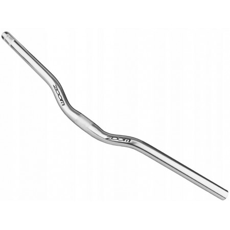 Руль ZOOM MTB-AL-153 (L-620, 6°, серебристый матовый)