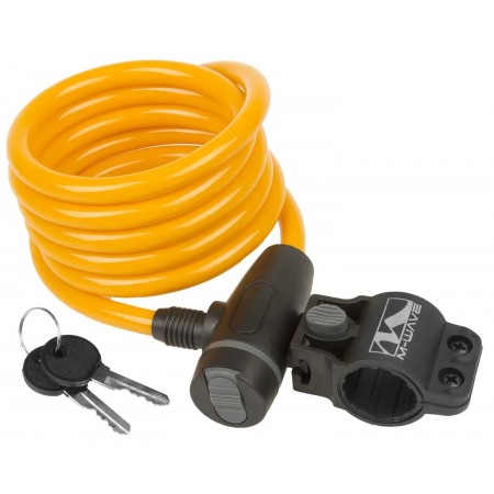 Замок на ключ M-Wave 5-233867 10/1800мм (оранжевый)