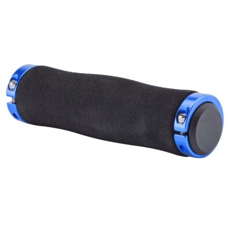 Грипсы HW 145210 L-135 (чёрный/синий)