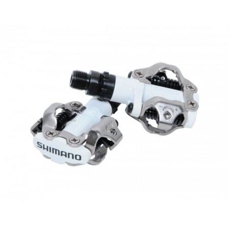 Педали Shimano PD-M520 с шипами (белый)