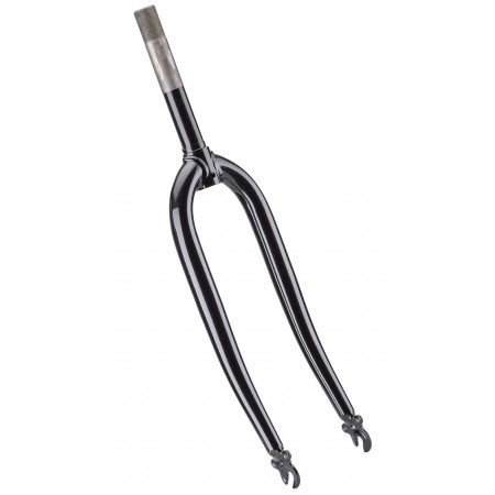 Вилка жёсткая стальная 24" шток 1"х164 мм (чёрный)