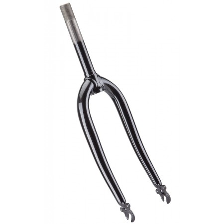 Вилка жёсткая стальная для детских велосипедов 20" шток 1"х165 мм (чёрный)