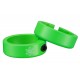 Грипсы Supacaz Grizips Glow in the Dark (белый/зелёный)