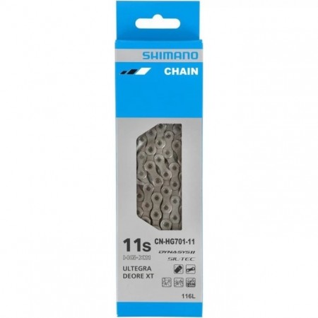 Цепь Shimano HG701, 11 ск., 116 зв., ампульный пин (1 шт.)