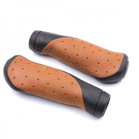 Грипсы HL-G302 L-135 (чёрный/коричневый)