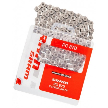 Цепь для велосипеда SRAM PC-870 8 скоростей 114 звеньев Power Link