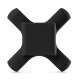 Держатель для смартфона 4.7"-7.2" на руль BONE BIKE TIE 4 + POWER STRAP 07-200630 (чёрный)