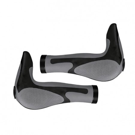 Грипсы HL-G205 L-150 (чёрный/серый)