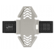 Держатель для смартфона универсальный 4"-6.5" на руку, S, BONE RUN TIE 07-185013 (серый)