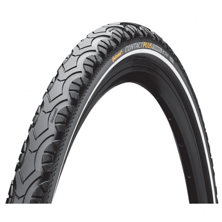 Покрышка Continental Contact Plus Travel 26x2,0 (50-559) черная Reflex, жесткий корд