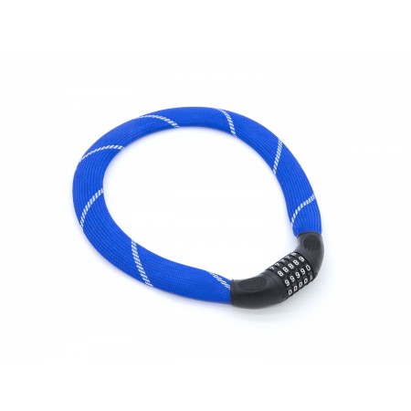 Кодовый велосипедный замок (5 разрядов) Author ASHL-68 6x900 мм (синий)