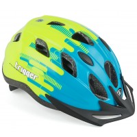 Шлем подростковый с сеточкой AUTHOR Trigger (сине-неон-желтый)