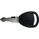Велозамок скоба на ключ с сигнализацией ABUS 440A/170HB230мм USH Alarm 05-0082606 12 мм (чёрный)