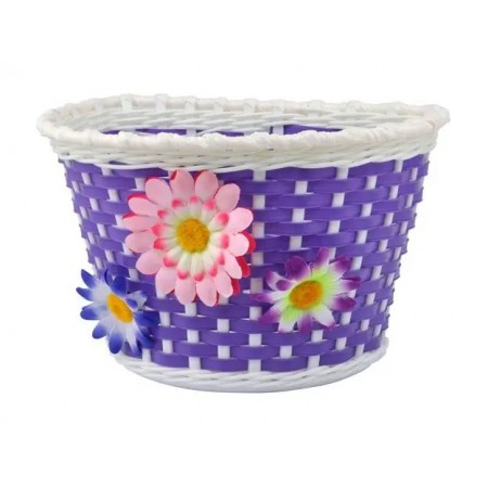 Корзина на руль Longus Girl 394011 (фиолетовый)