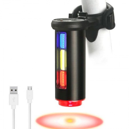 Фонарь задний велосипедный YGBL-111 заряжаемый от USB