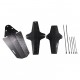 Комплект щитков грязезащитных SIMPLA IQ RACE SDE 3x (чёрный)