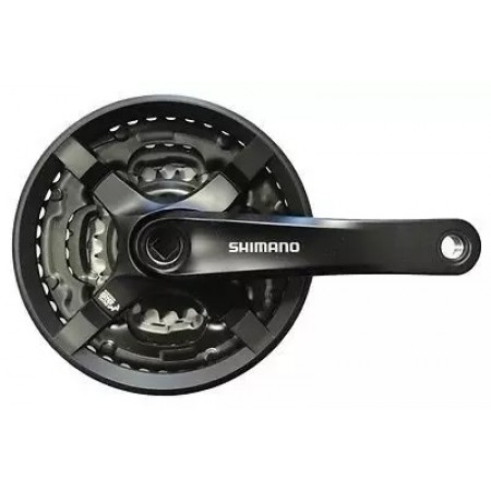 Система Shimano Tourney FC-TY501 175 мм кв. 42/34/24 с защитой (чёрный)