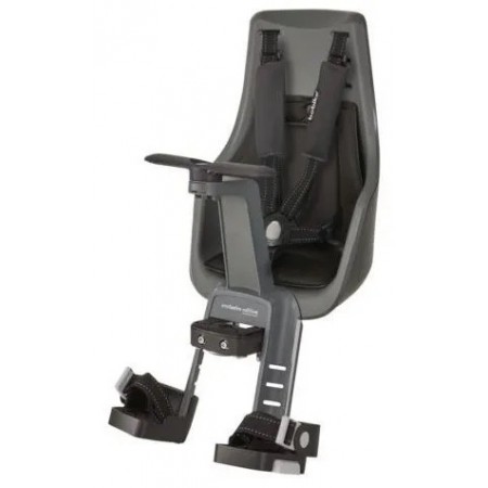 Детское велокресло Bobike Exclusive Mini Plus 8011000025 (серый)