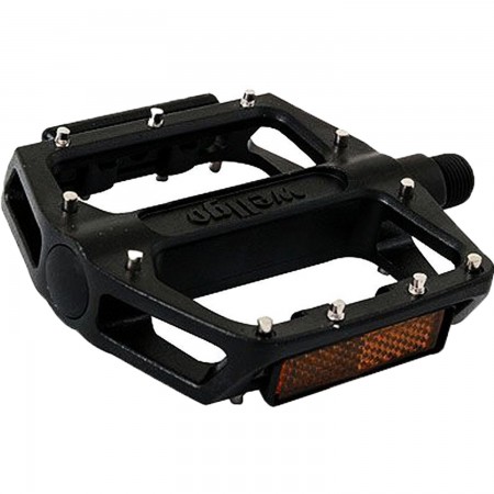 Педали велосипедные алюминиевые WELLGO BMX/Downhill B-087U (черные)