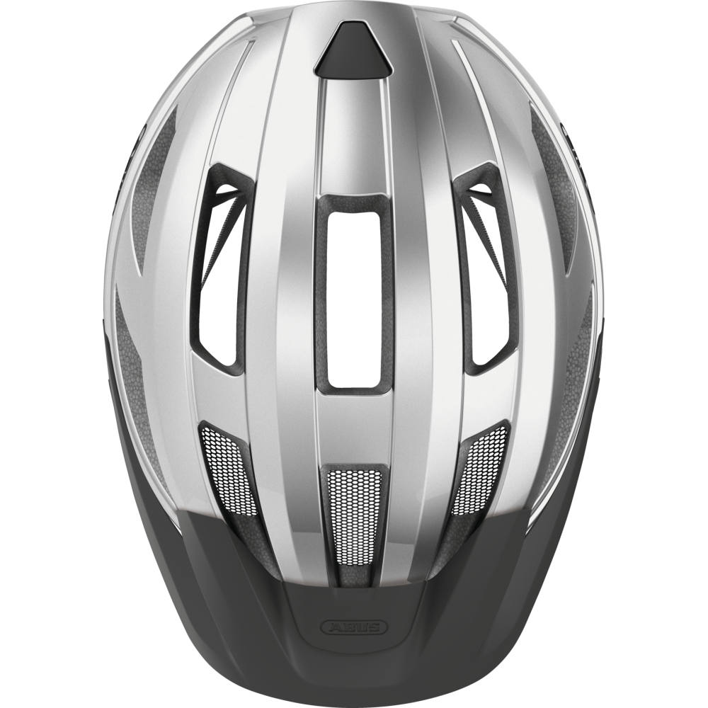 Шлем ABUS Macator (gleam silver, серебристый)