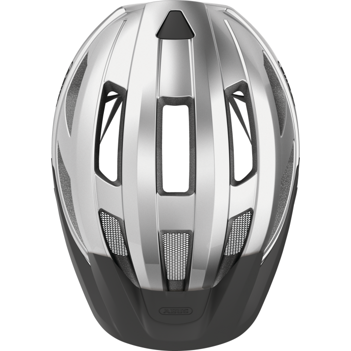 Шлем ABUS Macator (gleam silver, серебристый)