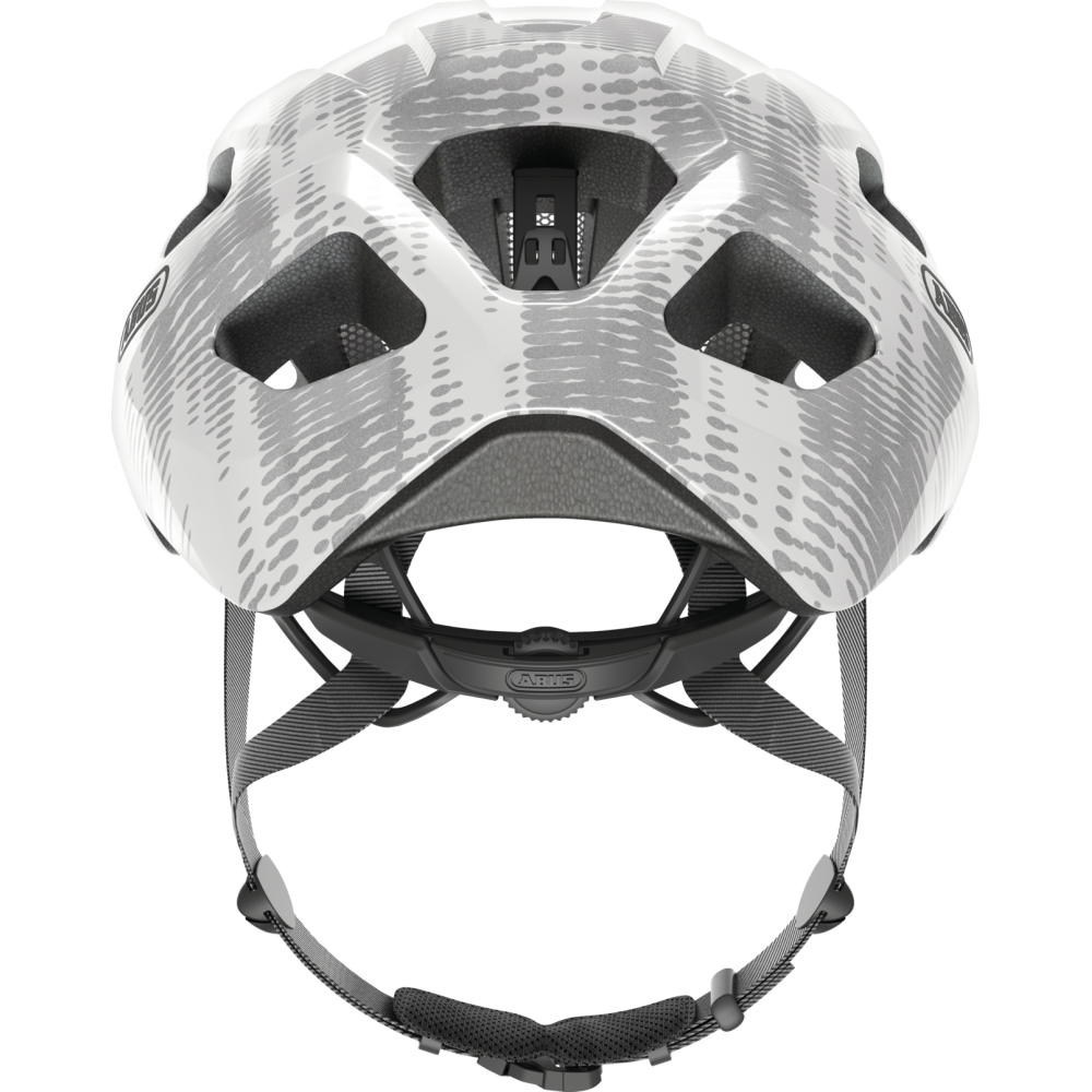 Шлем ABUS Macator (white silver, серебро-белый)