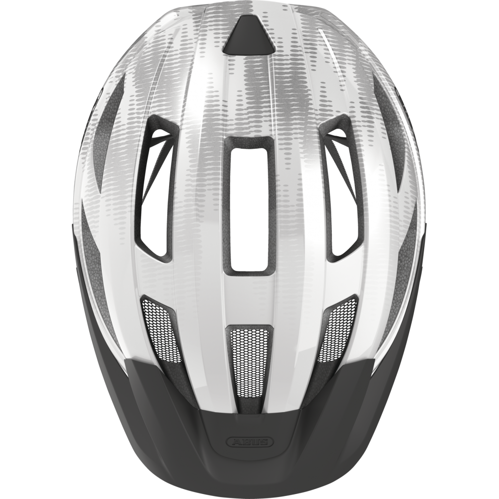 Шлем ABUS Macator (white silver, серебро-белый)