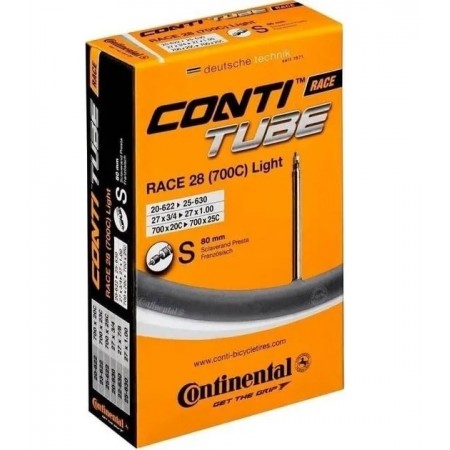 Велосипедная камера Continental Race 28" Light 20/25-622/630, S80 (Presta)